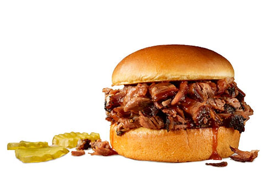 Texas Brisket Sandwich from Dickey's Barbecue Pit - US 287 in Haslet, TX