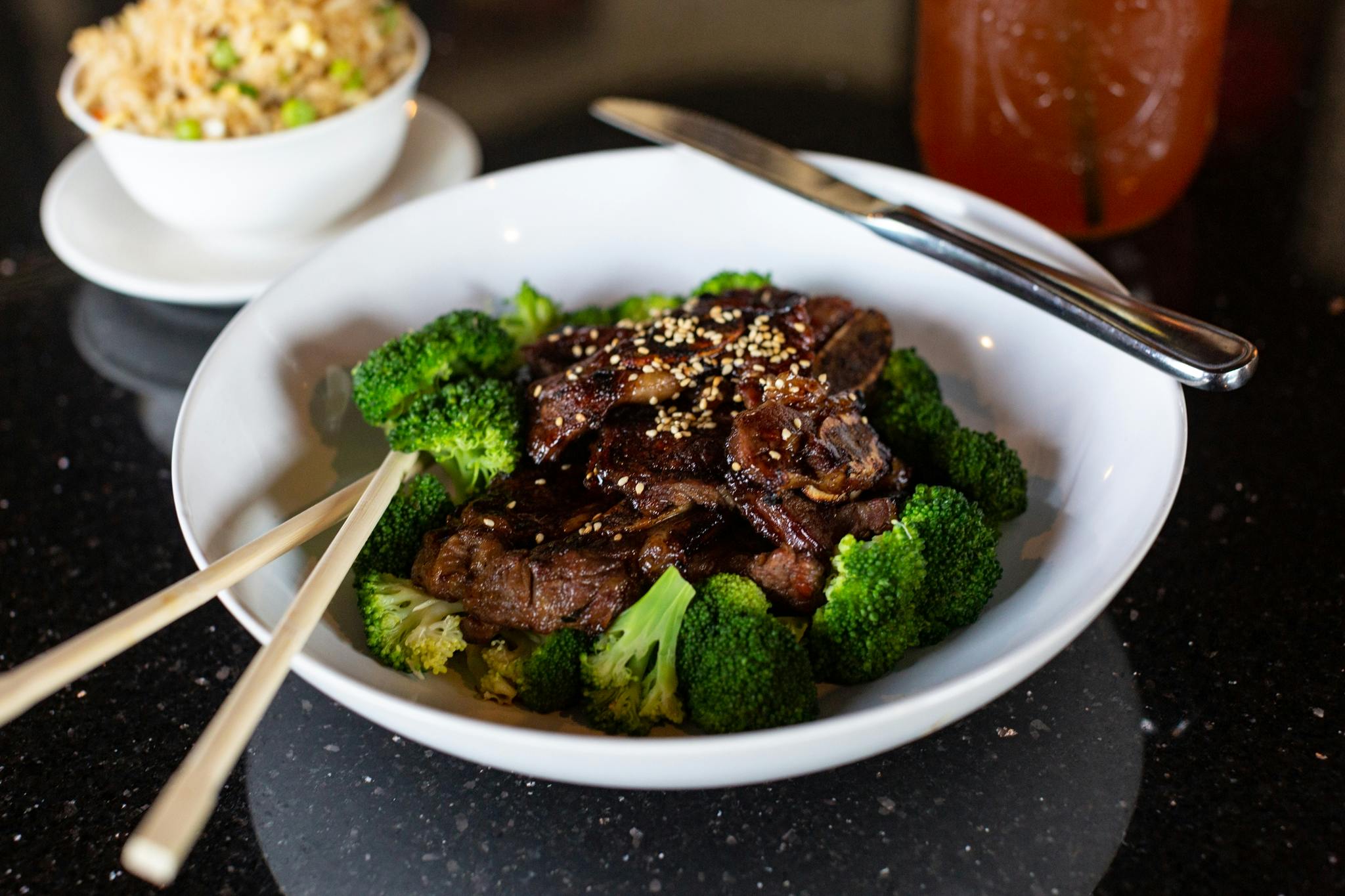 Galbi from Oriental Bistro & Grill in Lawrence, KS