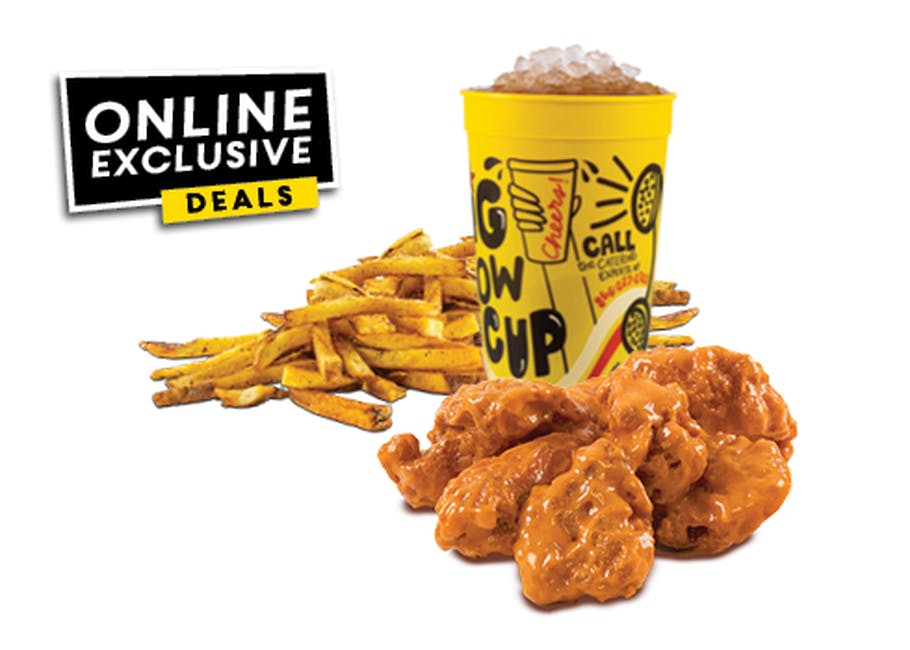 6pc Boneless Wing Combo from Dickey's Barbecue Pit - US 287 in Haslet, TX